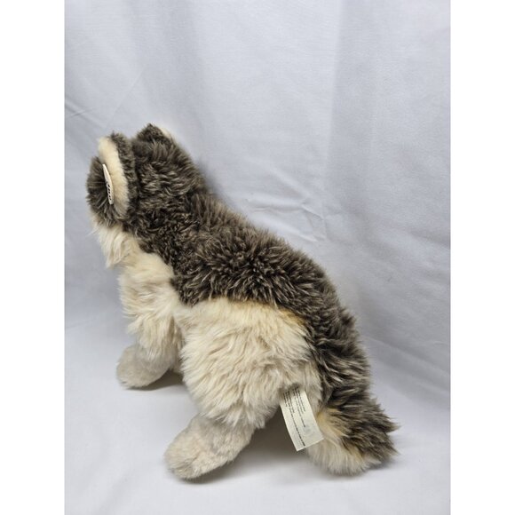 World Wildlife Fund WWF Gray Timber Wolf Plush Stuffed Toy- Realistic Looking - Picture 13 of 15